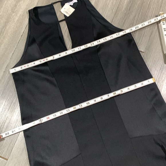 Parker NWT Black Sleeveless Mini Cocktail Dress       size M - Picture 12 of 14